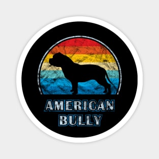 American Bully Vintage Design Dog Magnet